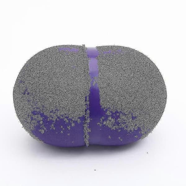 Balance Board with Bouncing Ball and Handle - Explosion-Proof Exercise Ball Purple