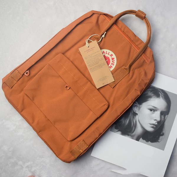 Påsk billigt erbjudande! 7-20L ryggsäck Laptopväska Stor kapacitet Present till barn Orange Orange 16L