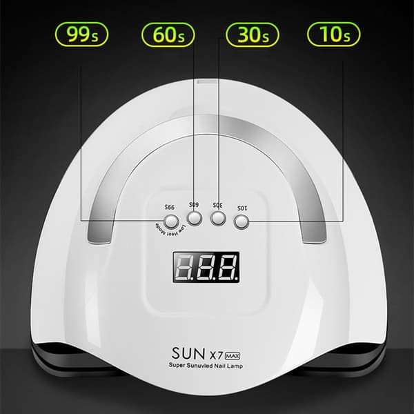 X7 Max LED UV Neglelampe 114W til Tørring af Gellak