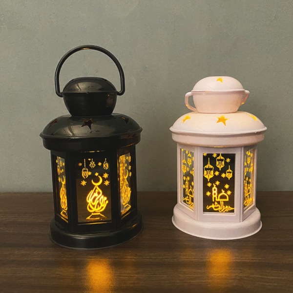 Ramadan LED Lantern Lights EID Mubarak Ornament Lamp Eid Ramadan Hem Party Dekoration