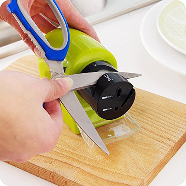 Elektrisk skärslipmaskin för skärpning av kökssaxar skruvmejslar