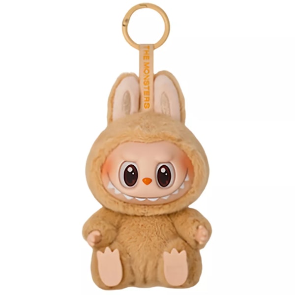 POP MART Labubu The Monsters Exciting Macaron Plyschdocka Nyckelringsserie (1 Blind Box Figurer) #5 #5 15cm