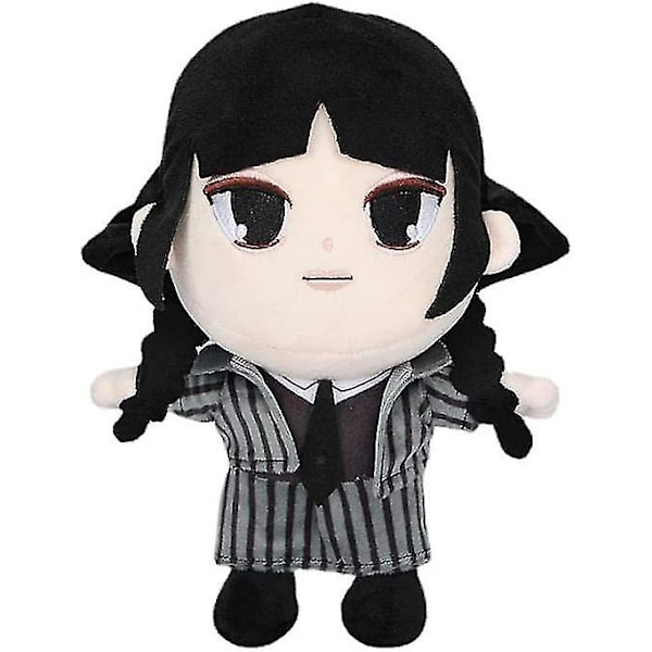 Wednesday Addams Plyschleksak, Wednesday Dock, Thing Hand Addams Family Mjuk Fylld Dockfigur Kuddar Present Till Barn