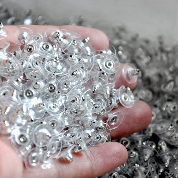 60 Pieces Earring Backs, Universal Earring Fasteners