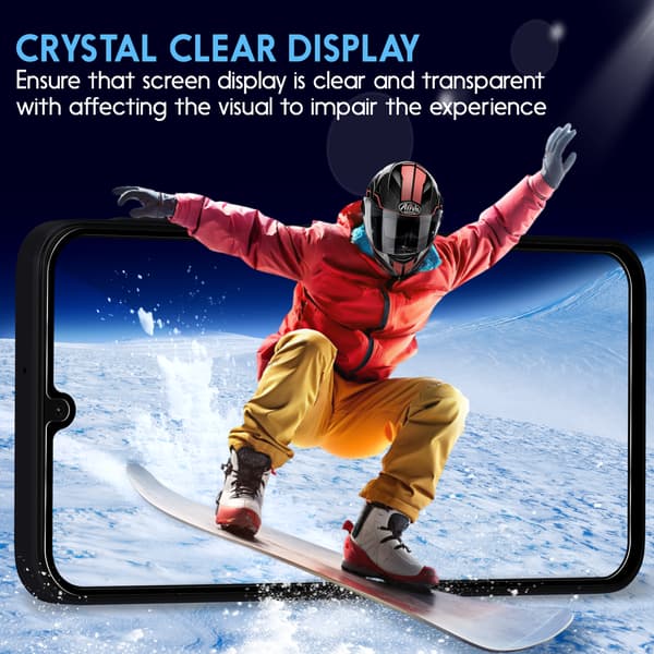 Compatible with Samsung A17 Screen Protector, 2-pack - Tempered Glass 9H - Ultra-high quality 3D Samsung A17