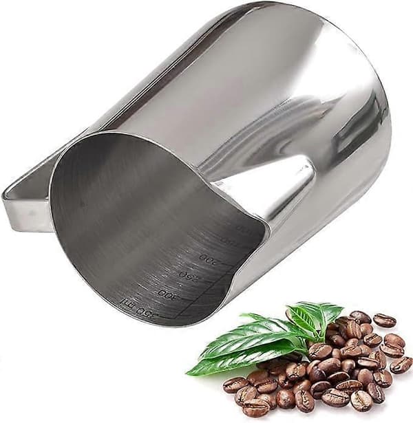 1 pc 600ml Stainless Steel Espresso Steaming Pitcher with Measuring Scale