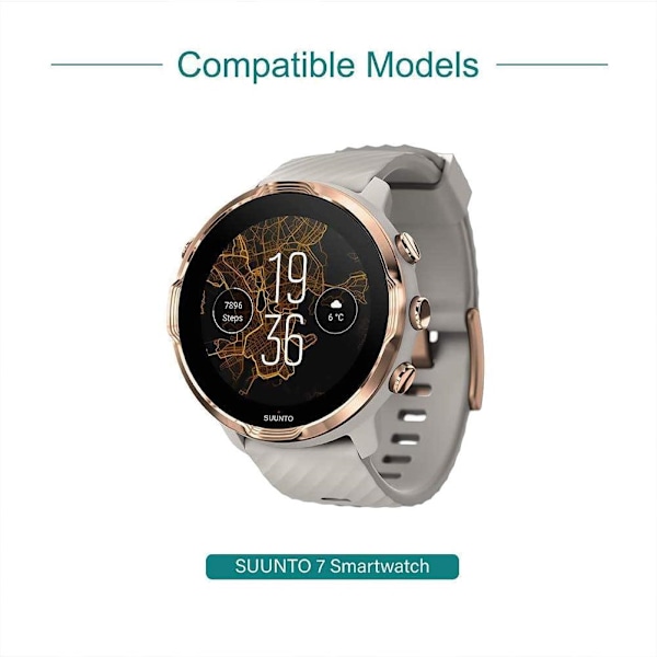 Magnetic USB Charger for Suunto 7 Smartwatch