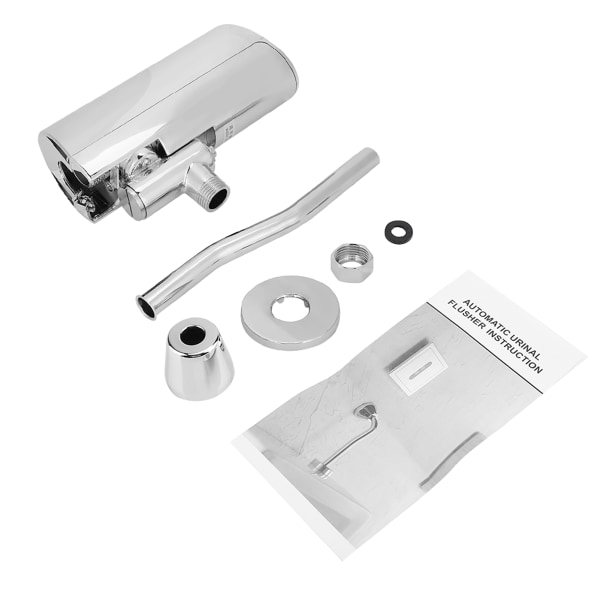 Badrum Toalett Väggmonterad Automatisk Sensor Beröringsfri Urinal Spolventil