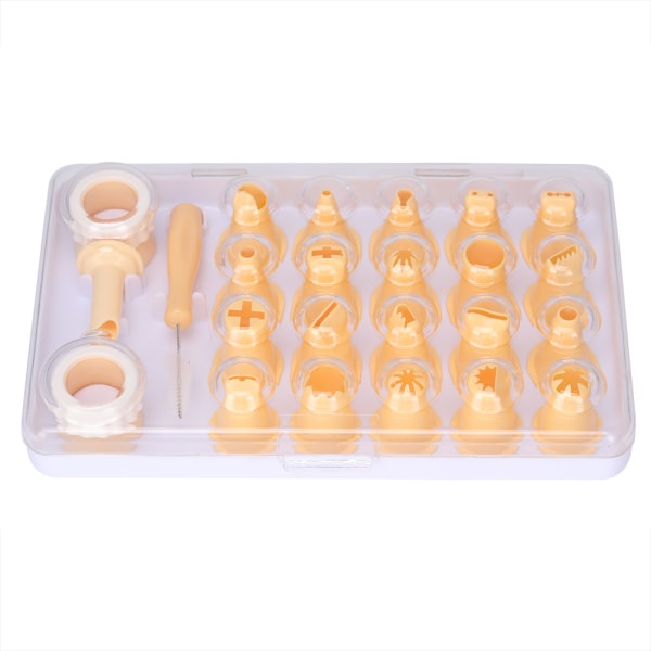 24st Plastkaka Cupcake Tube Bakelse Munstycke Set Dessert