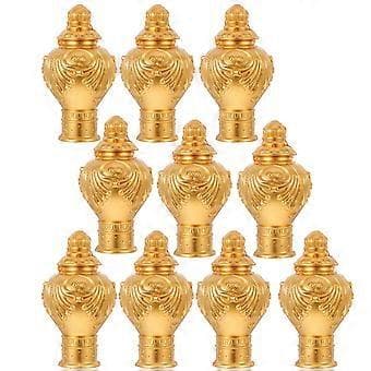 Window Drapery Rod Finials Curtain Rod End Caps Elegant Design Stable Decor 10-pack