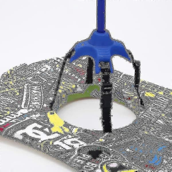 Balance Board with Bouncing Ball and Handle - Explosion-Proof Exercise Bouncing Ball Blue
