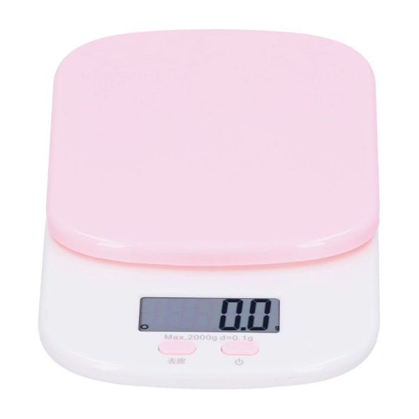 Gör-det-själv-kök elektronisk våg 0,1g Bärbar minivåg med hög precision för kökshem (rosa)
