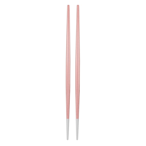 304 ätpinnar i rostfritt stål japanska sushi ätpinnar set(rosa silver)