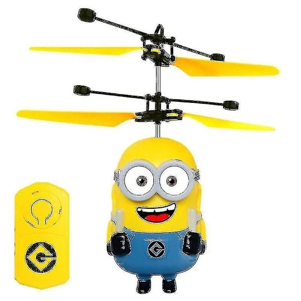 Kampanj till lågt pris! Minions Drönare - Fjärrstyrd Flygplan, Mini Flygning, Blixt Helikopter