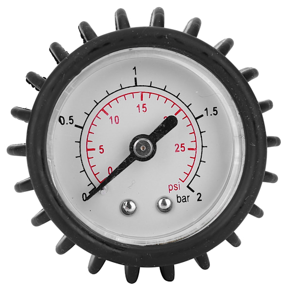 30PSI Gummibåt Lufttrycksmätare Mätning Uppblåsbar Båt Enstaka Barometer med Handpump Kajaktillbehör