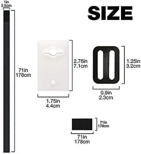 8-pack Pool Cover Reel Attachment Kit - Replacement Accessories for Mobile Reel System, Pool Tarpaulins and Covers