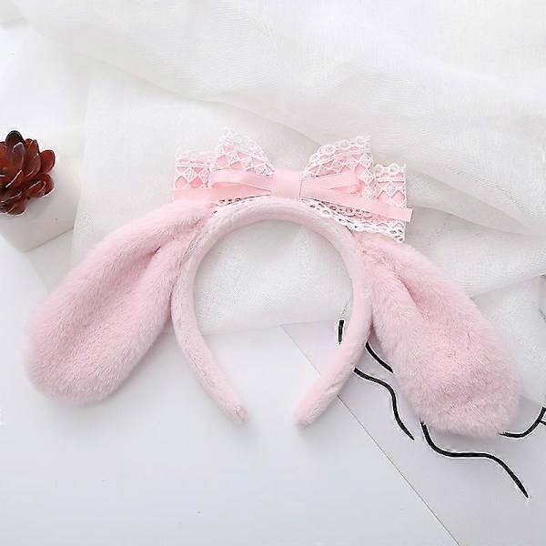 Kawaii Hårbånd Sanrio My Melody Kuromi Cinnamoroll Pompom Purin Hårtilbehør Anime Søt Tegneserie Plysj Hodeplagg Jenter Gave 14
