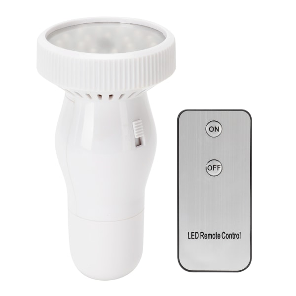 LED energisparlampa Fjärrkontroll Ficklampa Uppladdningsbar anjonreningslampa 100‑240V