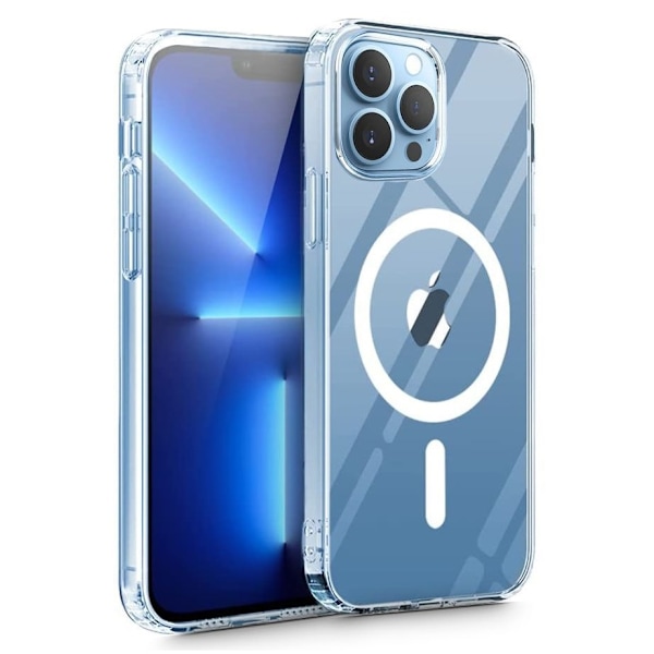 iPhone 15 Pro MagSafe Skal Transparent - Premium 40
