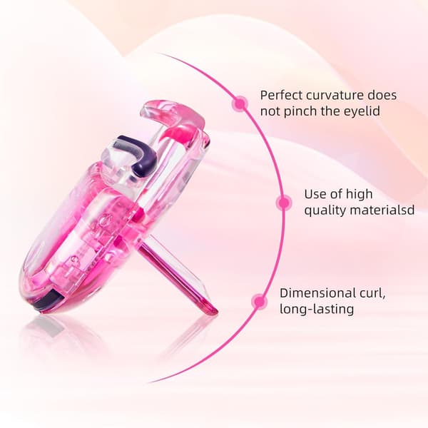 Portable Eyelash Curler, Eyelash Curling Tool, Mini Eyelash Curler 2-pack (2-pack)