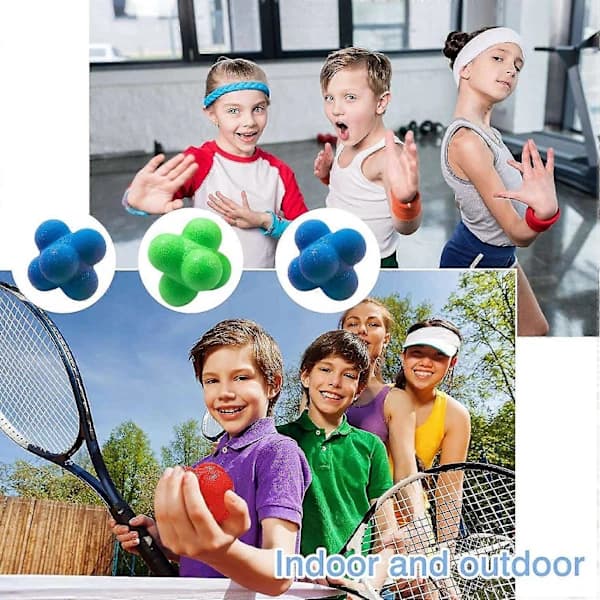 Reaction Balls Training Reaction Bounce Ball for Agility Reflex Coordination Training Hand-Eye Coordination