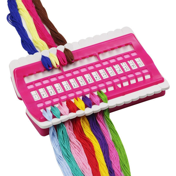 30 Compartment Reusable Plastic Thread Organizer Multifunctional Craft Accessory