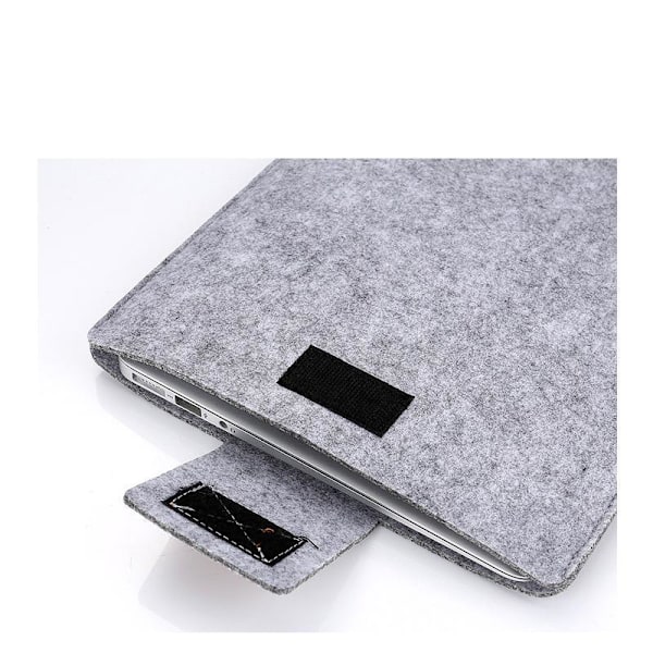 Datafodral 13-tommer, Passer MacBook Pro og Air - Sleeve ullfilt Dark grey Mörkgrå