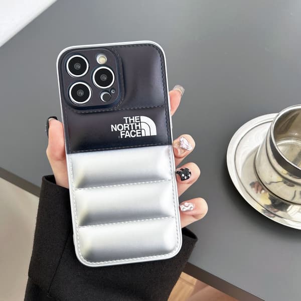 Dunfylt telefondeksel kompatibelt med iPhone 17/Pro/Pro Max – støtsikkert silver iPhone17 Pro