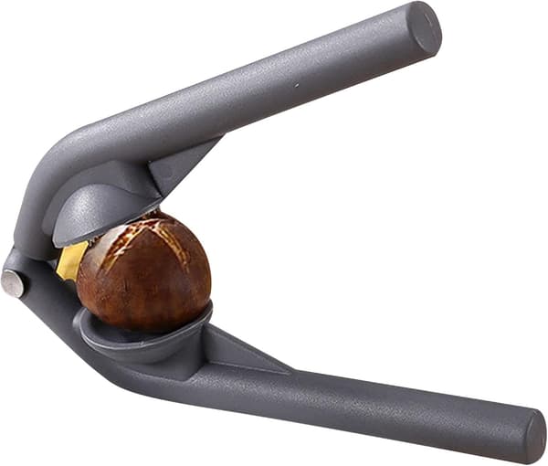 Chestnut Opener with Clip, Chestnut Cutter, Nutcracker, Chestnut Opener, Chestnut Cutter, Nut Cracking Tool, Portable Multifunctional Nutcracker