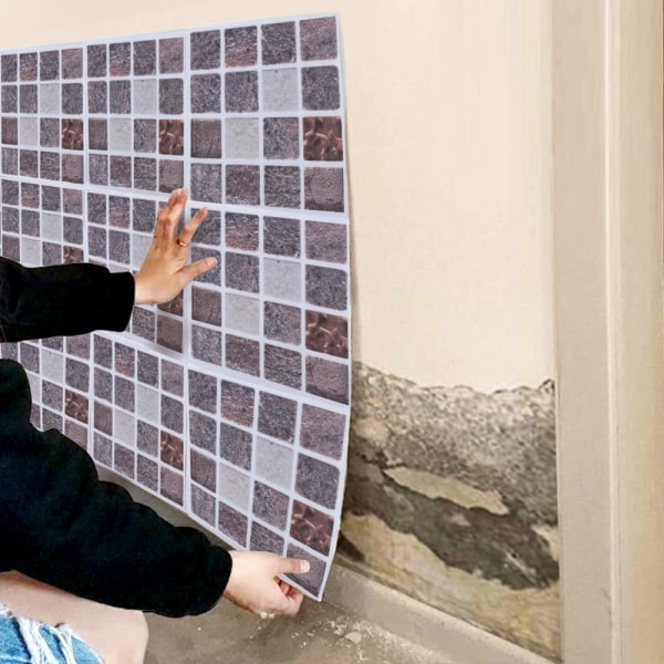 18 st mosaikkakelöverföringsdekaler badrum Kök DIY Home (10cm*10cm)(MTS010)
