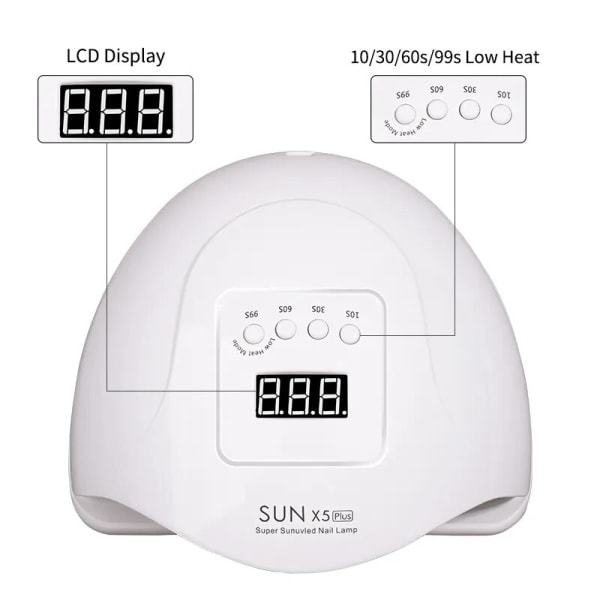 Nageltorklampa för UV-gellack SUNX5 PLUS SUNX5 PLUS EU