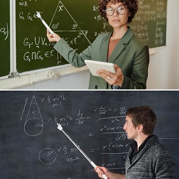 (White) 2 Pcs Telescopic Teacher Finger Pointer, Hand Pointer for Teachers, Small Pointer Stick