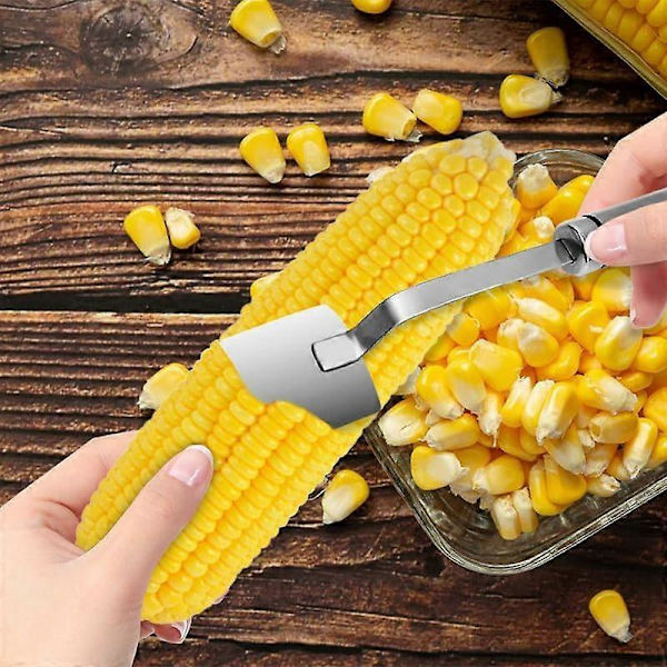 Corn Stripper with Long Stainless Steel Handle for Home Kitchen