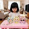 DIY Kawaii Figursäck Set – 2 st – Rolig Plånbok/Leksak för Barn