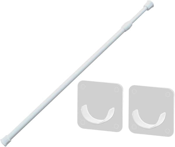 Udtrækkelig bruseforhængsstang, 40-70 cm