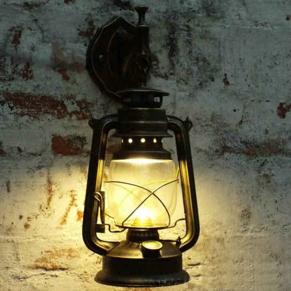 Vägg retro vintage stil LED hängande lampa ljus för belysning hem vardagsrum dekoration