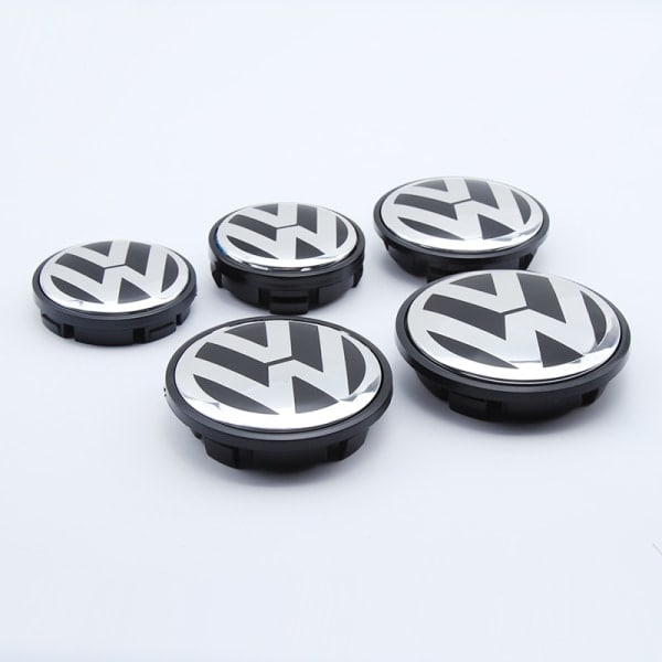 4-pack VW-logotyp 56 mm navkapslar #1 56 mm