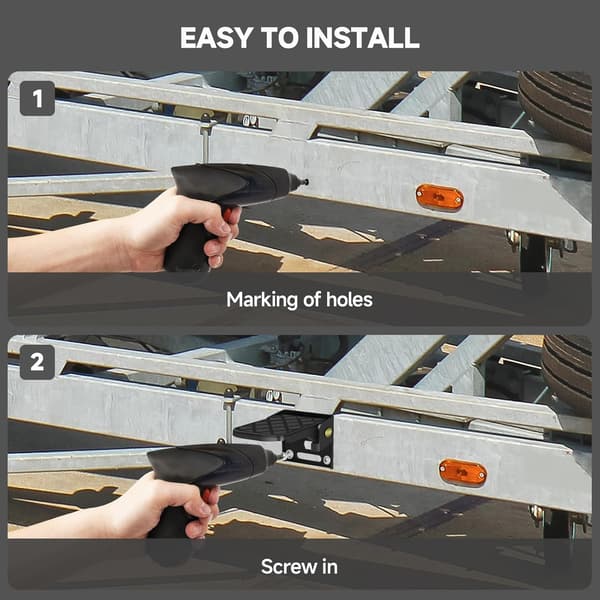 Truck Step, Foldable Truck Bed Step, Boat Trailer Step, Bumper Step
