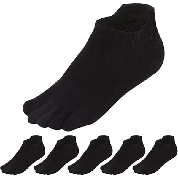 Special Offer! High Quality New 3 Pairs Black Toe Socks No Show Five Finger Socks Running Socks for Men and Women