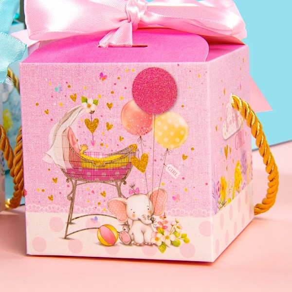 10 st Elefant Presentask Kartong Godis Chokladask Könsavslöjande Babyshower Dekoration Bröllop Födelsedagsfest Tillbehör