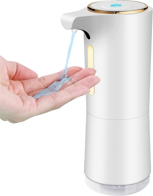 Automatisk sæbedispenser, 250 ml genopfyldelig dispenser White