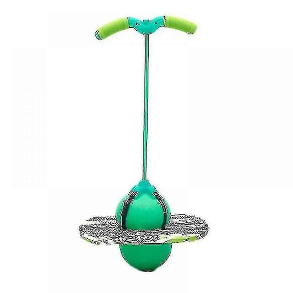 Balance Board with Bouncing Ball and Handle - Explosion-Proof Exercise Ball Green