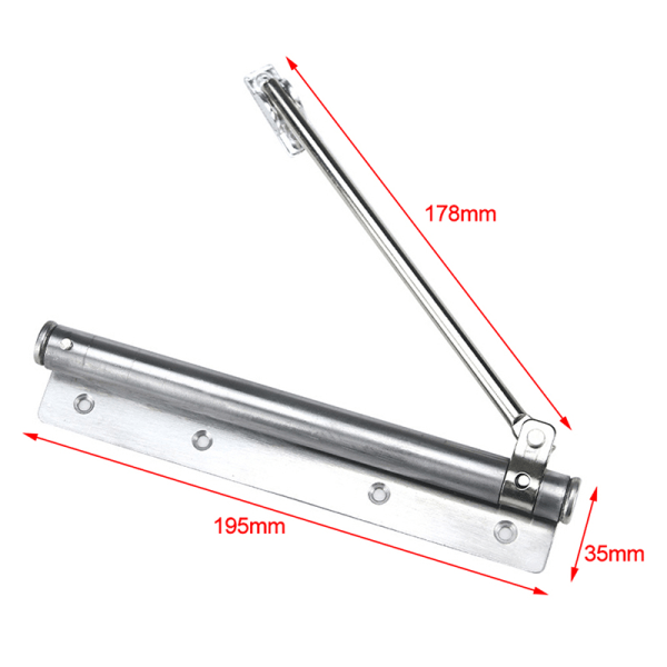 Automatiska dörrstängare i rostfritt stål Osynliga dörrfjädrar