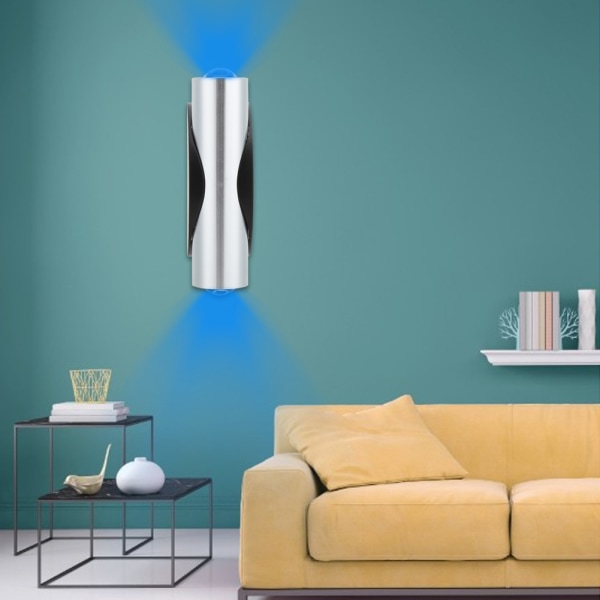 2W dubbelhårig LED-vägglampa Aluminiumlampa för dekoration av verandabarer 85-265V