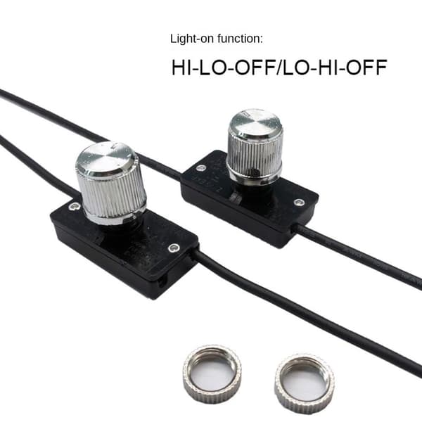 Dimmer Lampe Lysbryter Lysdimmer Dreiebryter Separat