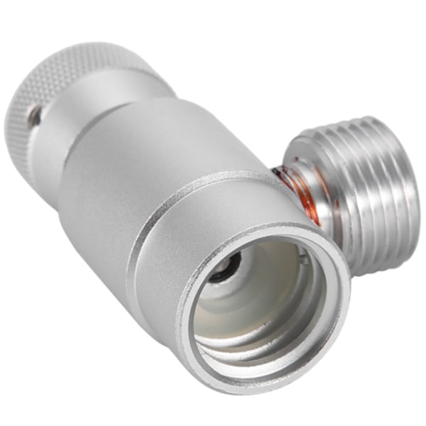 CO2-påfyllningstankcylinder Refill Adapter Anslutningssats för SodaStream (silver utan mätare)