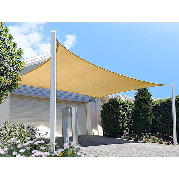 Solseil / Seilduk - Vanntett - 4x3 m Beige Beige