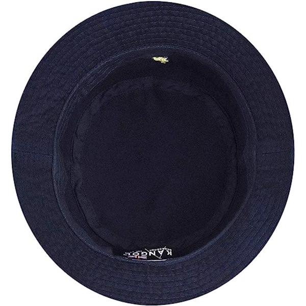 Mode Broderad Bucket Hat Fiskehatt Män Kvinnor，（Känguru-Marinblå）