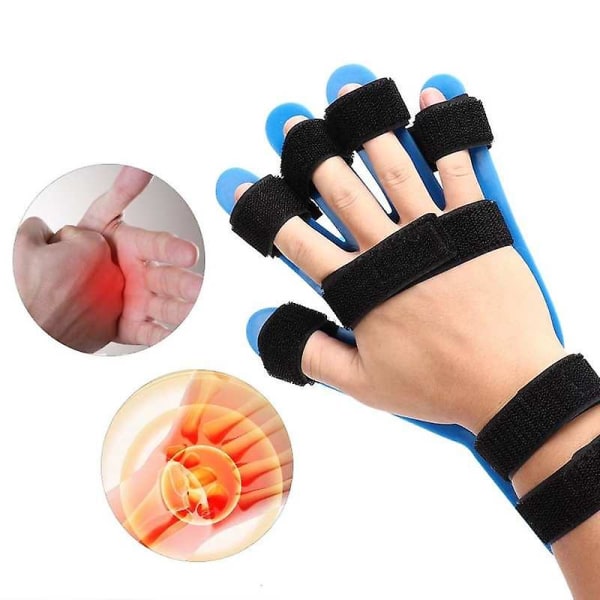 Hand Handled Finger Ortotics Extended Typ Gripbräda För Stroke Hemiplegia Handskena Träningsstöd Finger Corrector