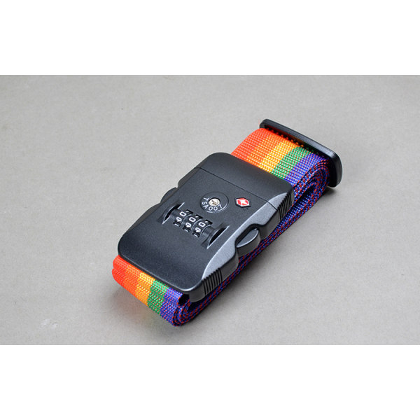 TSA Resväska Strap Rainbow Color